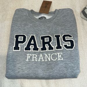 Paris France crewneck